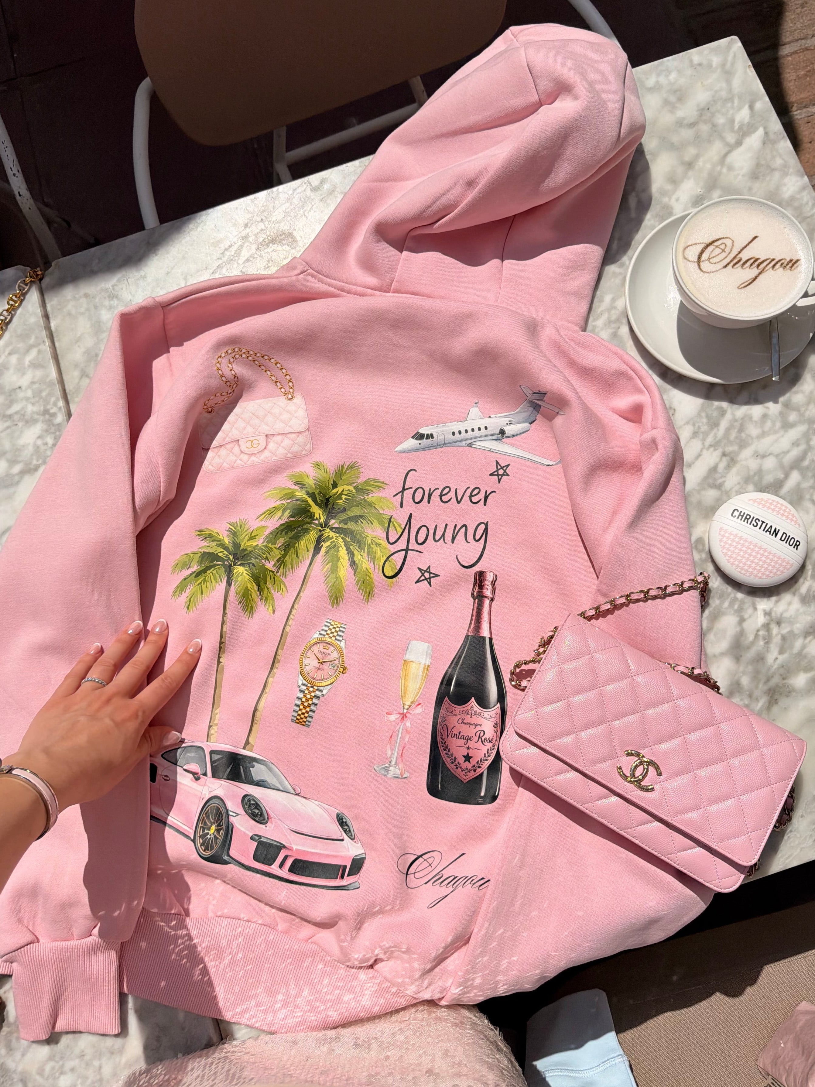 Marshmallow Pink Hoodie